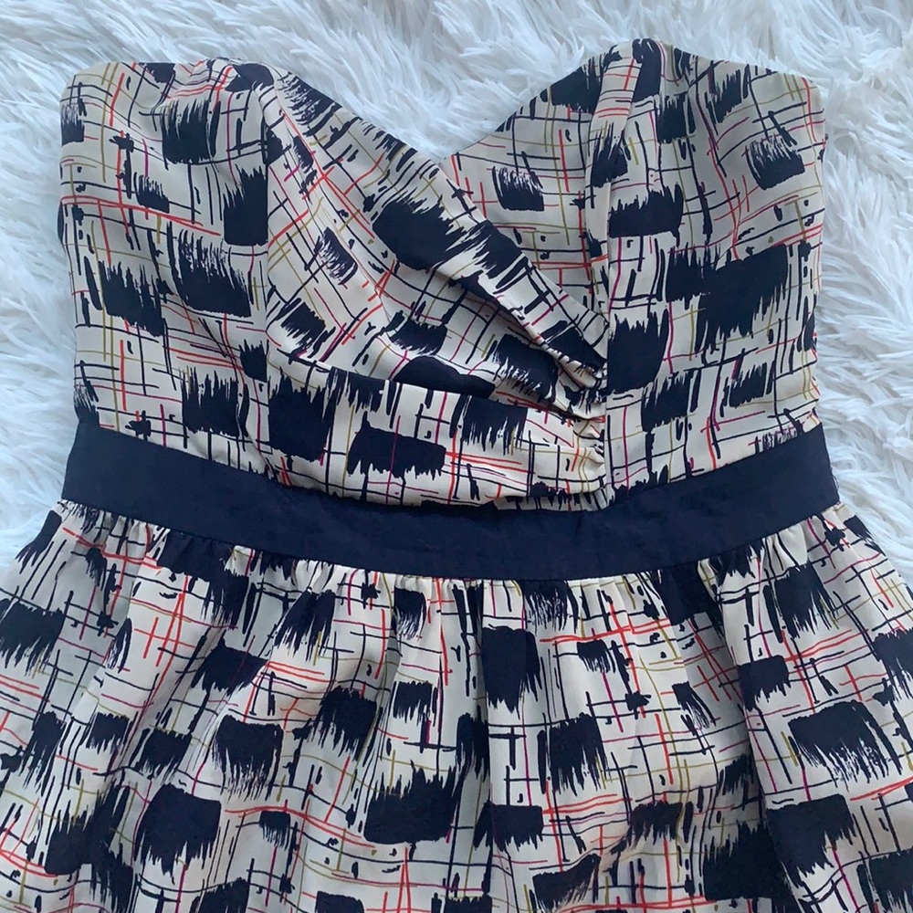 Anthropologie burlapp Strapless Dress Size 6